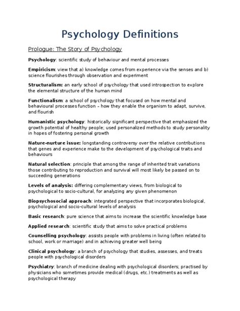 Online Glossary of Psychological Terms .